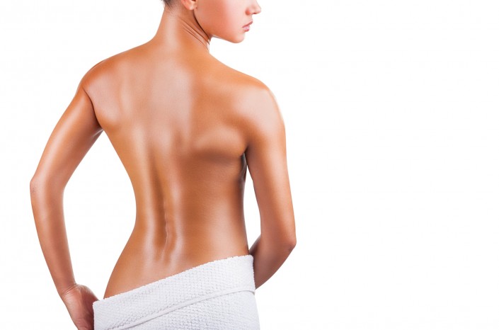 Woman’s back