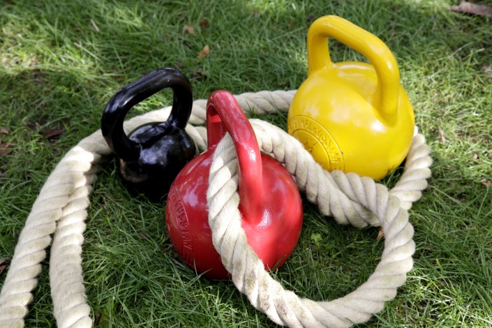 Kettlebelts mit heavy rope