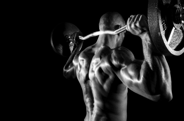 back view shoulder press